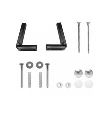 Крепеж горизонтальный для напольного унитаза или биде GSI FVB хром/белый