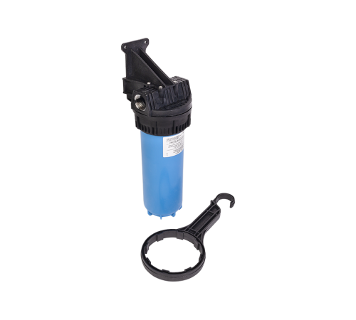 Корпус для картриджного фильтра ДЖИЛЕКС 1 М 10 Slim Line вертикальное подключение 9087