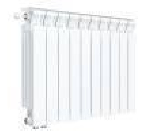 Радиатор биметаллический Rifar Monolit Ventil 500 9 секций правое подключение RAL 9016 rmvrf50009