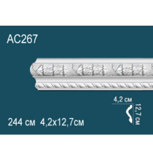 Молдинг для стен Perfect AC267 из полиуретана 2000х35х15 мм AC267