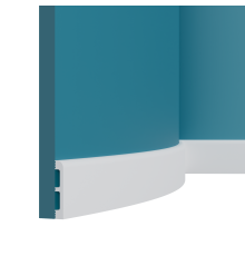 Плинтус напольный Perfect Plus P83F гибкий 80х16х2400 мм P83F