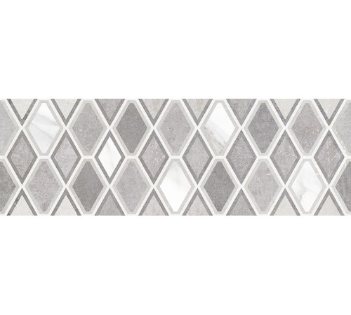 Плитка настенная Laparet Arctic серый узор 20х60 см 00-00-5-17-00-06-2488