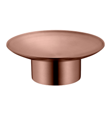 Мыльница настольная Boheme Uno с латунной чашей brushed bronze 10981-BRB