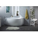 Ванна акриловая Aquanet Capri 160x100 L левосторонняя с каркасом и сливом-переливом 00205476
