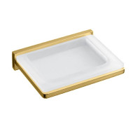 Мыльница подвесная Colombo Design Look PVD золото матовое матовое стекло B1601.OM-VAN