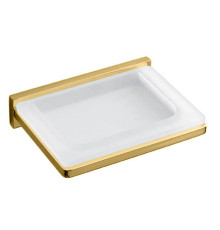 Мыльница подвесная Colombo Design Look PVD золото матовое матовое стекло B1601.OM-VAN