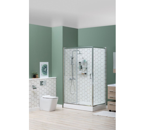 Душевая дверь Aquanet SD-1200A 120x190 см стекло 5 мм прозрачное SD-1200A