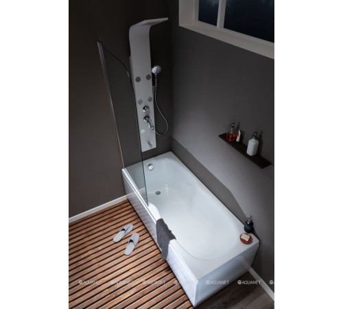 Шторка для ванны Aquanet SG-750 150x75 см стекло 6 мм прозрачное SG-750