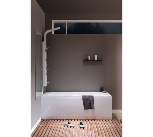 Шторка для ванны Aquanet SG-750 150x75 см стекло 6 мм прозрачное SG-750