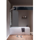 Шторка для ванны Aquanet SG-750 150x75 см стекло 6 мм прозрачное SG-750