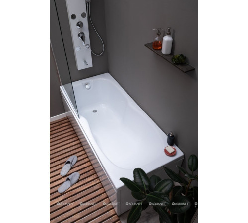 Шторка для ванны Aquanet SG-750 150x75 см стекло 6 мм прозрачное SG-750