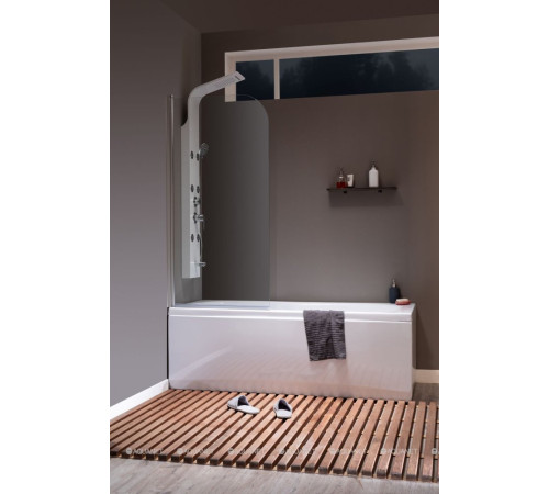 Шторка для ванны Aquanet SG-750 150x75 см стекло 6 мм прозрачное SG-750