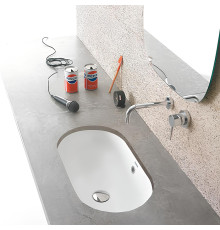 Раковина Globo Forty3 60х37х20 см без отверстия белый матовый SC043.BO