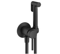 Гигиенический душ со смесителем Plumberia Selection IXO шланг 125 см черный матовый XO2000NO