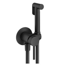 Гигиенический душ со смесителем Plumberia Selection IXO шланг 125 см черный матовый XO2000NO