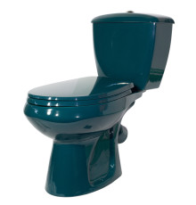 Унитаз-компакт Santek Элисса Стандарт косой выпуск нижний подвод зеленый 43325110202