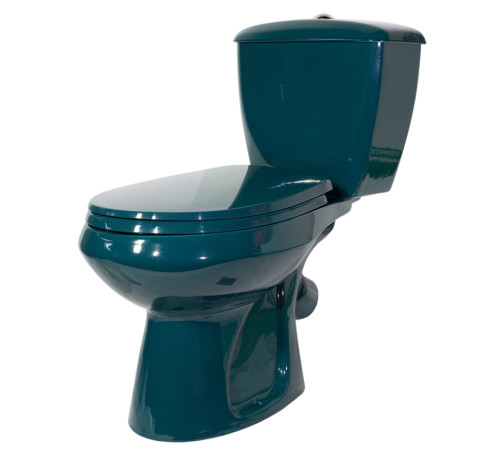 Унитаз-компакт Santek Элисса Стандарт косой выпуск нижний подвод зеленый 43325110202