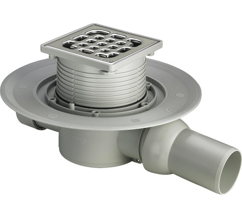 Трап для душа Viega 4935.1 100х100 мм шарнирный отвод 557119