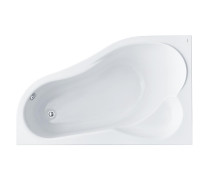 Ванна акриловая асимметричная Triton Ибица XL 160х100 см левосторонняя белая 1.WH11.2.036