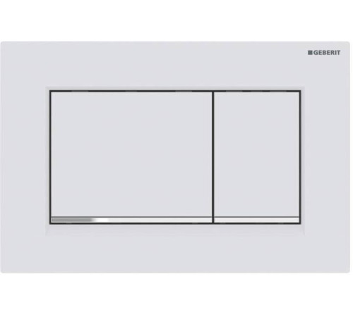 Клавиша смыва Geberit Sigma30 двойной смыв белый матовый 115.883.JT.1