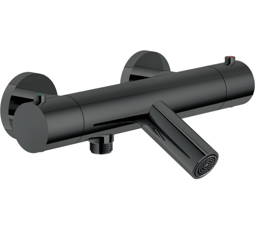 Смеситель для ванны термостатический VELIS глянцевый черный VE125010/1FLP