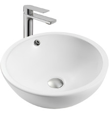 Раковина накладная AQUATON 440x440x175 мм матовый белый AQ5354-MW