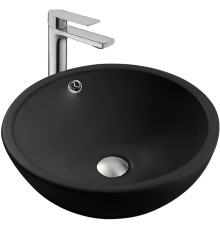 Раковина накладная AQUATON 440x440x175 мм матовый черный AQ5354-MB