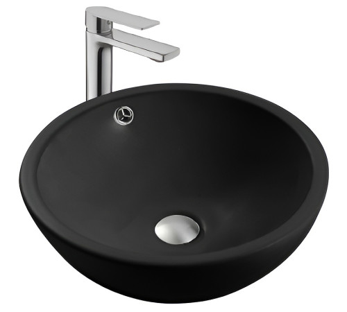 Раковина накладная AQUATON 440x440x175 мм матовый черный AQ5354-MB