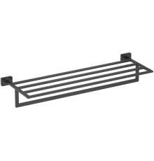 Полка для полотенец Aquatek Libra матовый черный AQ4315MB