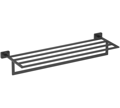 Полка для полотенец Aquatek Libra матовый черный AQ4315MB