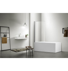 Шторка на ванну Aquanet Delta SBA 08015CH 800x1500 мм поворотная хром AQ DEL SBA 08015CH