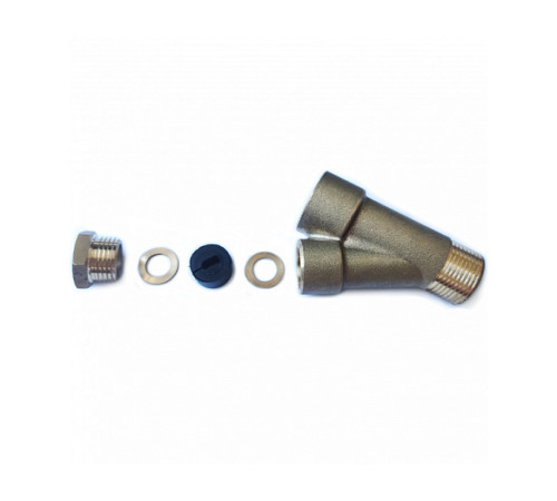 Тройник косой IQwatt IQ FITTING SL 1 ВР x 1 НР x 1/2 ВР 45° для греющего кабеля 15064