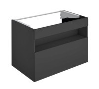 Тумба под умывальник KEUCO Stageline 800x625x490 мм 1 ящик подсветка розетка USB Вулканит 32862970100