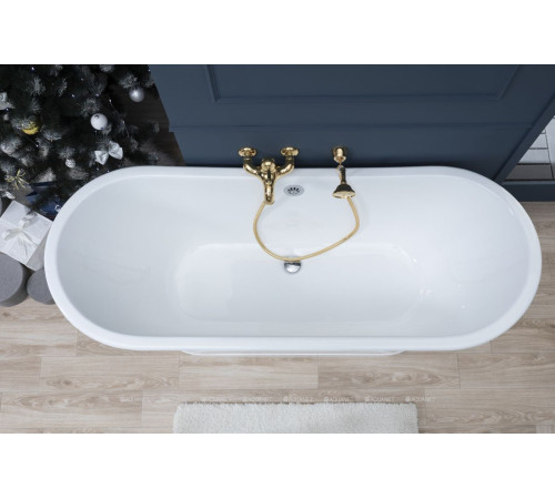 Смеситель для ванны Paffoni Giorgia короткий излив золото глянец GI022GF