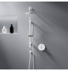 Встраиваемая душевая система Damixa Scandinavian Pure со смесителем и штангой 936530000