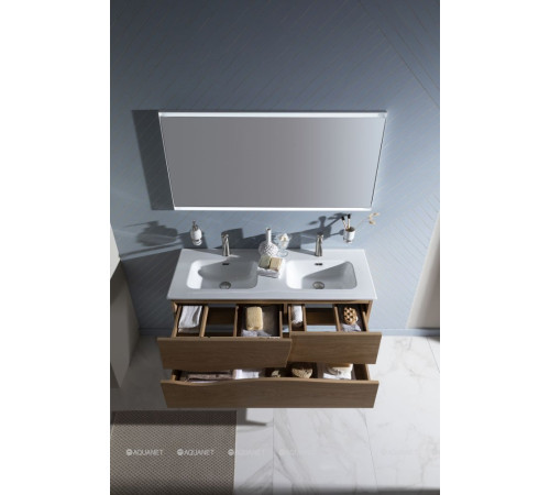 Тумба под раковину Allen Brau Glority 120 под двойную раковину дуб антик 1.35004.NW