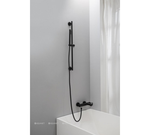 Душевой гарнитур Paffoni Life Metal 755 мм со шлангом 1500 мм и лейкой черный матовый ZSAL135NO