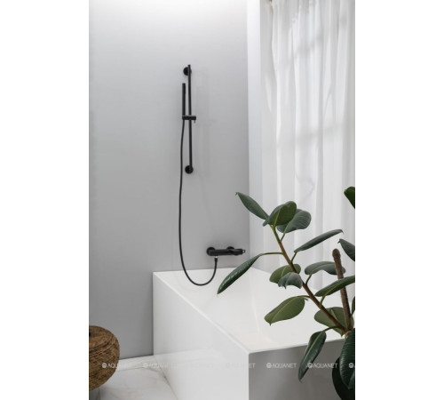 Душевой гарнитур Paffoni Life Metal 755 мм со шлангом 1500 мм и лейкой черный матовый ZSAL135NO