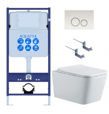 Комплект инсталляция с унитазом Aquatek Либра New (INS-0000012, KKI-0000002, KDI-0000015, AQ0530N-00) ЛИБРА N KDI15