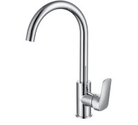 Смеситель для кухни Aquanet Вега полукруглый излив хром AQ1082CR