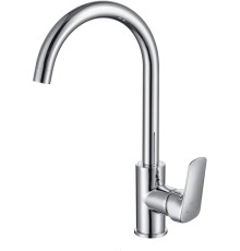 Смеситель для кухни Aquanet Вега полукруглый излив хром AQ1082CR