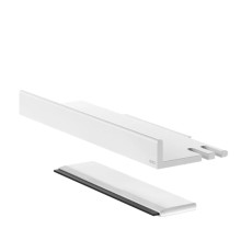 Полочка для душа съёмная Keuco Collection Reva со стеклоочистителем белый 12859 510000