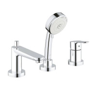 Смеситель для ванны на 3 отверстия GROHE BauEdge хром 2511700A