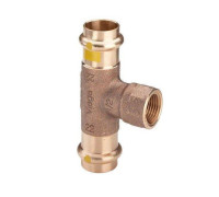 Тройник Viega Profipress G с SC-Contur 35x1/2x35 мм бронза 352769