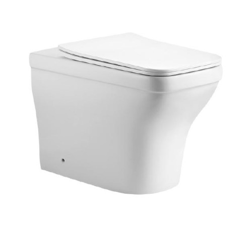 Унитаз напольный приставной безободковый Aquatek Амадео 560х365х400 мм с сиденьем микролифт AQ1964-00