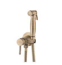 Смеситель для биде Reitano Retro скрытый монтаж с гигиеническим душем Old Bronze 55STFBSRBR
