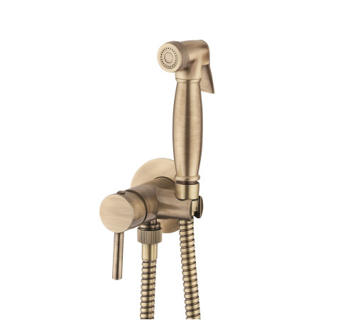 Смеситель для биде Reitano Retro скрытый монтаж с гигиеническим душем Old Bronze 55STFBSRBR