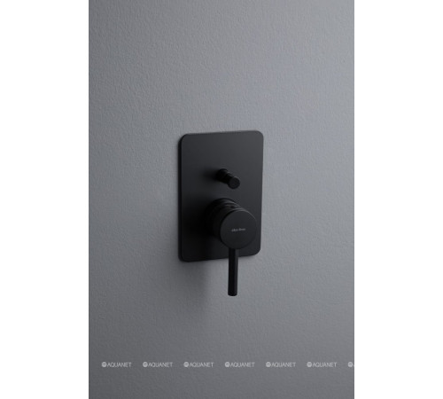 Смеситель встраиваемый для душа Allen Brau Priority 2 выхода Easy box черный 5.31011-31