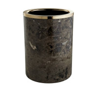 Ведро без крышки 3SC Palace Marmo D20 h25 см мрамор Emperador dark/золото 24к PA65AEMGD