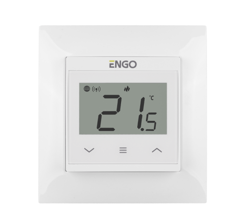 Терморегулятор программируемый Wi-Fi ENGO Controls E55W встраиваемый 230 В белый E55W